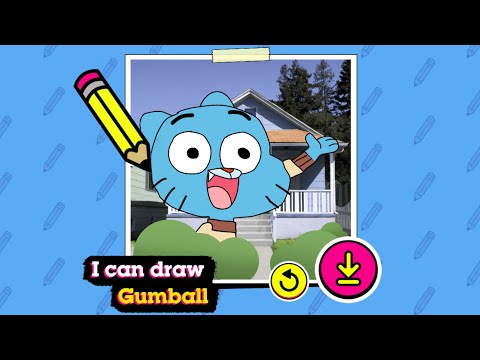How to Draw Gumball - Juegos en linea 7juegos.es