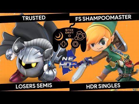 Stick Drift 4 HDR: Trusted (Meta Knight) vs ShampooMaster (Toon Link, Captain Falcon) - Losers Semis
