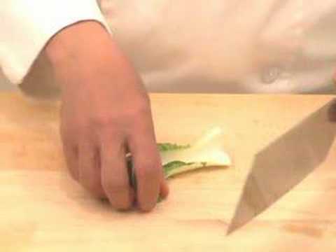 Prepare Bok Choy for Chinese food