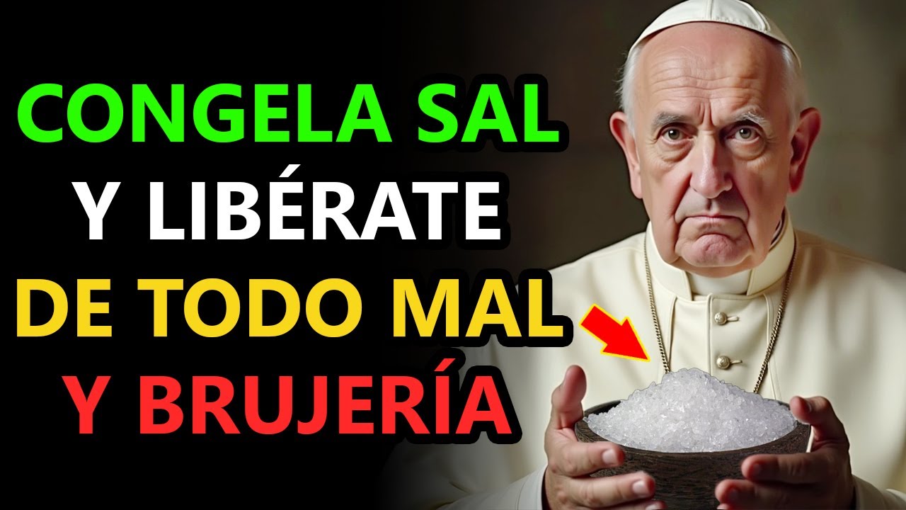 Papa Francisco reveló Devuelve todo Mal y Brujería Congelando Sal | ¡El resultado te sorprenderá!