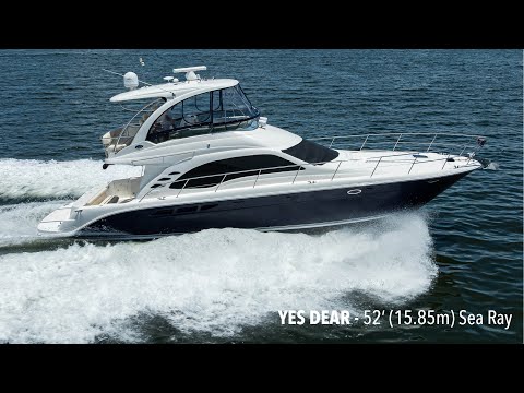 2005 Sea Ray 52 Sedan Bridge YES DEAR Video