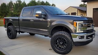 2017 Ford F250 Powerstroke Transformation! 37x12.50 tires level only!