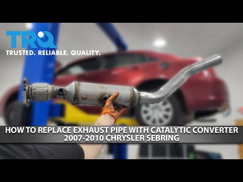 How to Replace Exhaust Pipe with Catalytic Converter 2007-2010 Chrysler Sebring