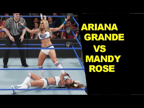 WWE 2K19 Ariana Grande vs Mandy Rose - Knockout Match