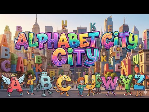 Alphabet City 🏙️ [S1_E47] | Fun Learning ABC 3D Cartoon for Kids