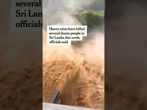 Cyclone Triggers Deadly Floods, Landslides in Sri Lanka