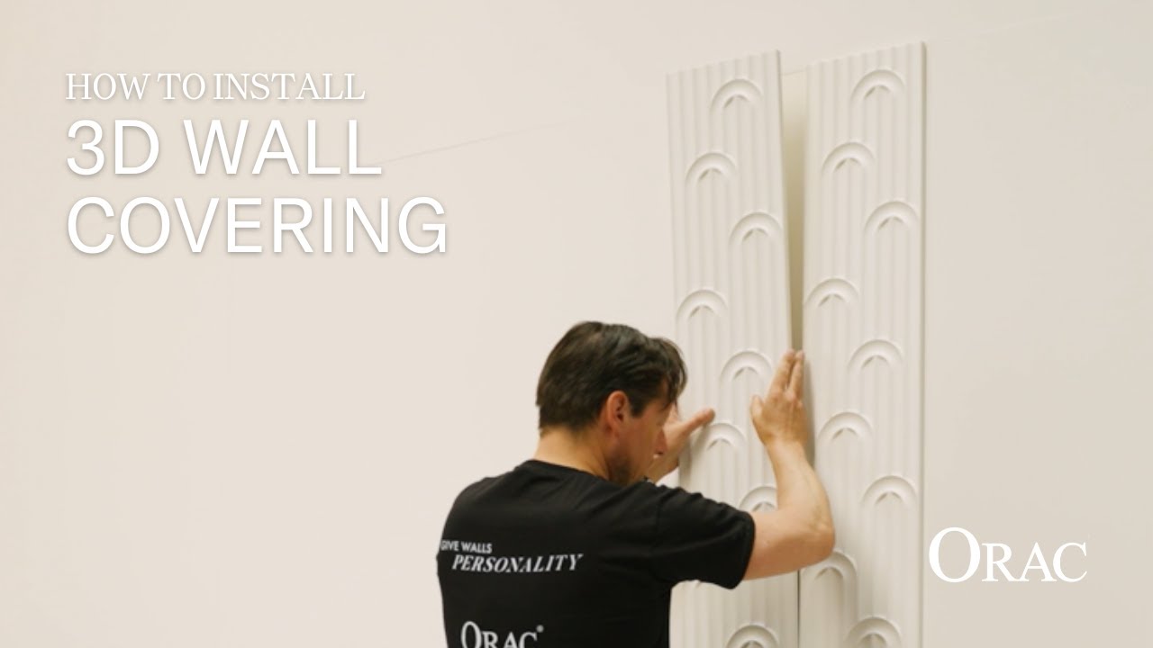 Installatievideo 3D wandpaneel met lambrisering wandlijst