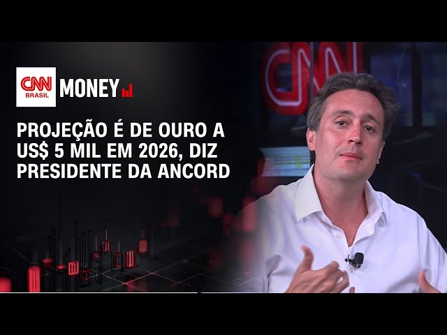 Ouro deve bater US$ 5 mil por onça-troy em 2026, diz Furlanetti à CNN | FECHAMENTO DE MERCADO