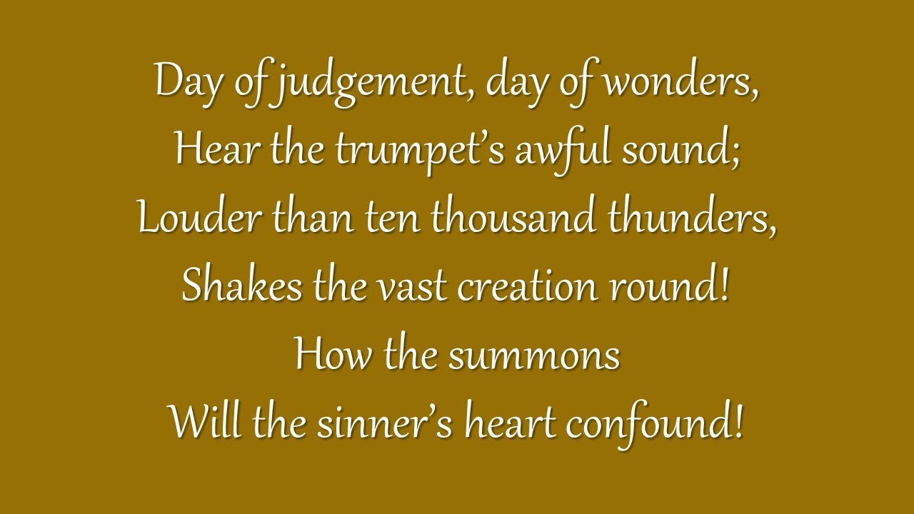 Day of Judgement, Day of Wonders (Metropolitan Tabernacle)