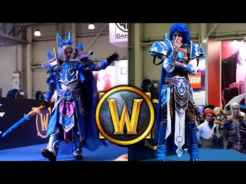 World of Warcraft Senegos and Kalecgos Cosplay at Comic Con Russia 2019