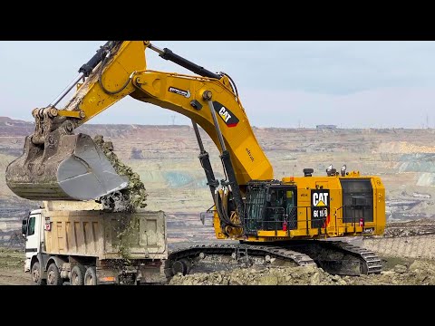 Caterpillar 6015B Excavator Loading Trucks with 2 Passes - Sotiriadis Mining Works
