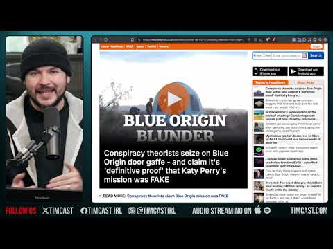  Blue Origin FAKED Spaceflight??! Katy Perry Trip Accused Of Being STUNT After Gaffe On Video 
