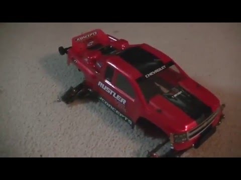 JConcepts Chevy SIlverado 1500 Body for Traxxas Rustler Review.