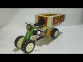 How To Make Matchbox Tuk Tuk Cargo AutoRickshaw At Home DIY Simple Creative Ideas With Matchbox