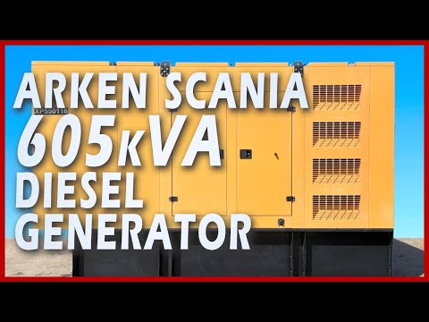 Arken Scania Generator 605kVA – XP550116 Test #scania | #fgwilson Authorised Dealer