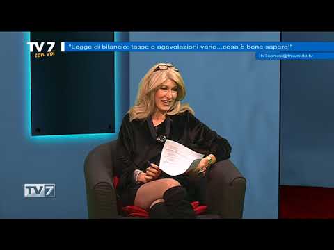 Tv7 con Voi del 23/1/2018 - legge di bilancio (2 di 4)