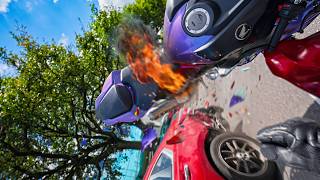 Bikers Pushing Their Luck TOO FAR (Motorcycle Crashes)
