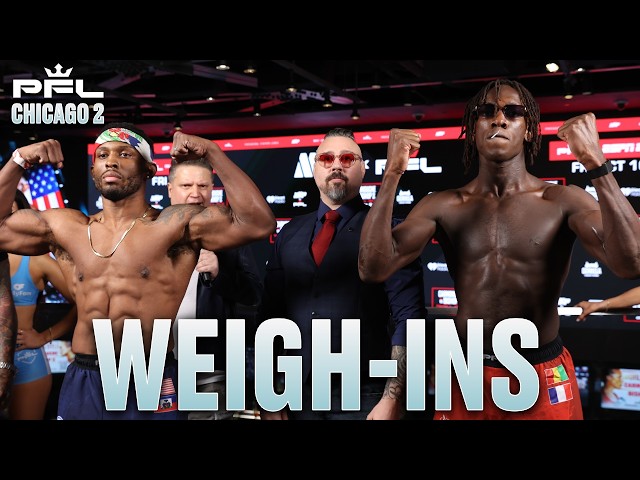 PFL Chicago Public Weigh-Ins: Carmouche vs. Bishop 2