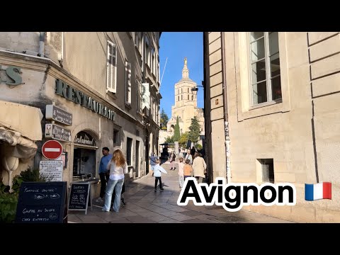 Avignon France 🇫🇷 walking tour 4K 60fps November 10, 2024 City walk Europe HD