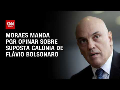 Moraes manda que caso sobre suposta calúnia de Flávio a Lula retorne à PGR | CNN 360º