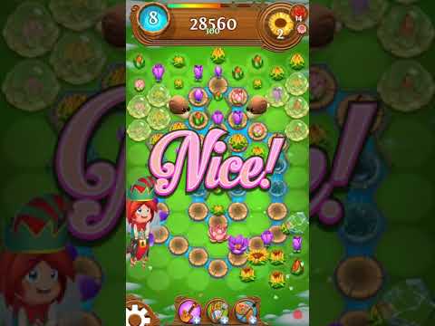 Blossom Blast Saga 663 level. No boosters.