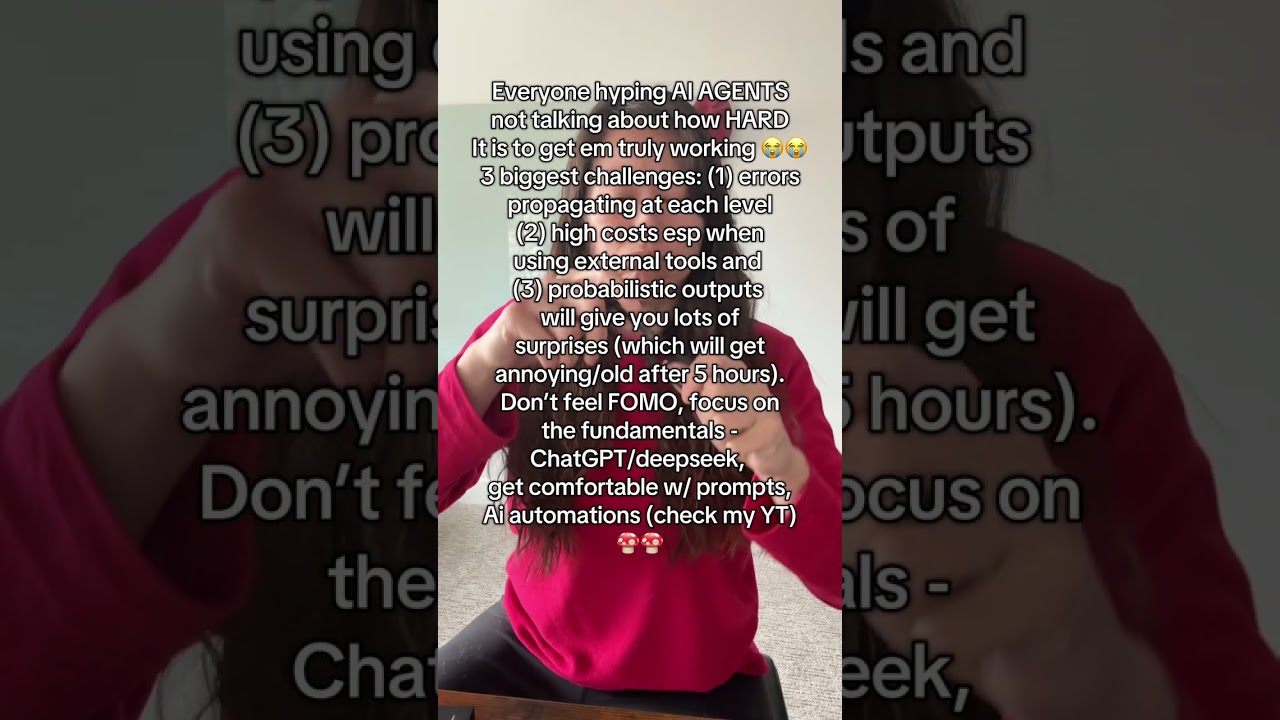 Balancing out the hype around AI agents… I’m still very bullish on agents, but it’s VERY EARLY