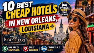 10 Best Cheap Hotels in New Orleans, Louisiana | Affordable Budget Hotels & Places to Stay
