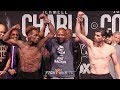 JERMELL CHARLO FIRED UP! GOES HEAD TO HEAD WITH JORGE COTA - FULL WEIGH & IN FACE OFF