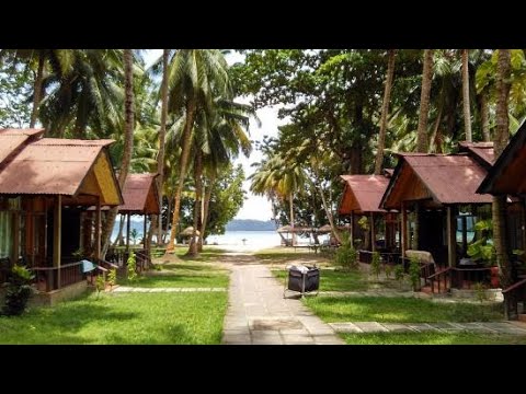 Symphony Palms Resort Private Beach View| Places to Stay in Havelock| Andaman Island|Sanjukta Khound