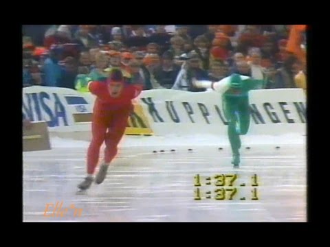 World Championships Allround Innsbruck 1990 - 5 km Koss - Hadschieff (R)