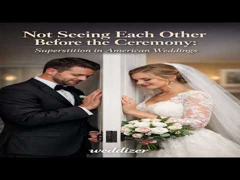  Why do many couples avoid seeing each other before the ceremony?