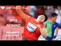 Women S Shot Put IAAF Diamond League 2019
