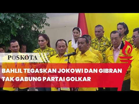 Bahlil Tegaskan Jokowi dan Gibran Tak Gabung Partai Golkar: Tapi Kami Terbuka untuk Siapapun
