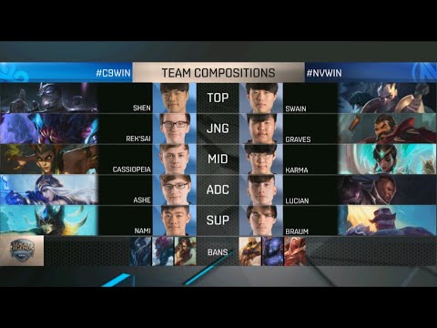 Cloud9 vs Team EnVyUs Game 1 D1W4 NA LCS Summer Split 2016 | C9 vs NV Day 1 Week 4