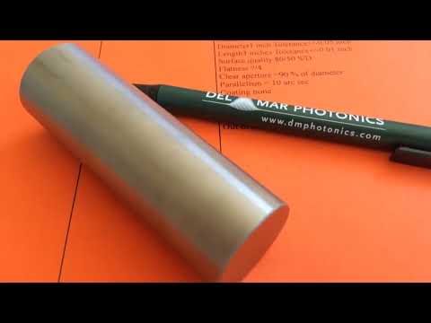 76.2 mm long germanium etalon has FSR Free Spectral Range 0.0163 cm^-1