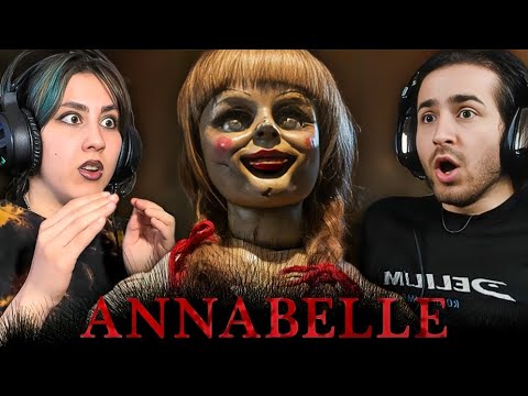 watching *ANNABELLE* for the first time !!