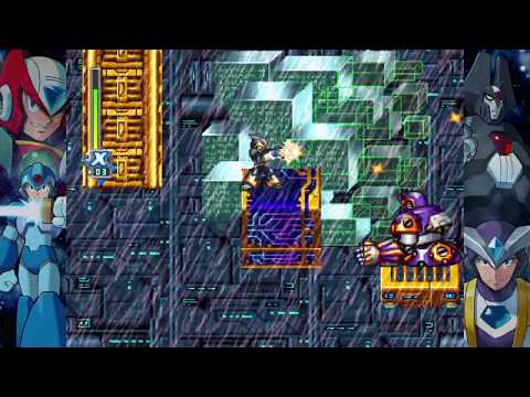 Megaman X6 Gate's Lab 2 ''Impossible jump'' Without parts equipped (Shadow Armor).