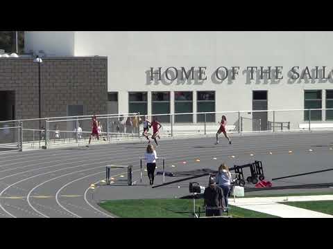 FSG 400m vs Newport 3-28-18 - Los Alamitos Girls