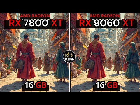 RX 7800 XT VS RX 9060 XT TEST IN 20 GAMES