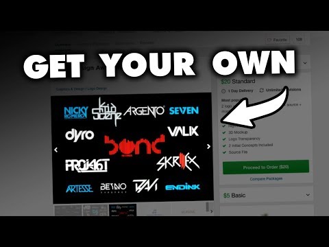 How To Get a PRO DJ / Producer Logo For Cheap?!