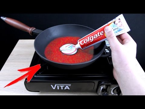 EXPERIMENT What Happen if You Drop Toothpaste into HOT PAN Video