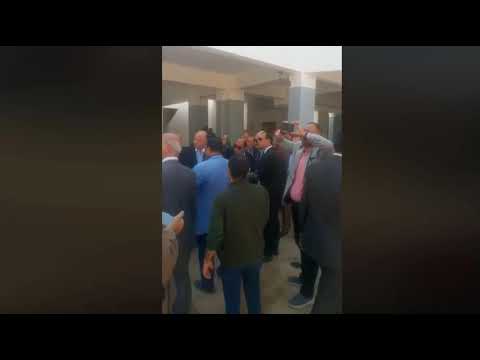 محافظ القاهرة خلال تفقدة مشروع المواردى بالسيدة زينب