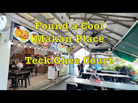 Saturday Walk Tour & Lunch Vlog at Teck Ghee Court #singapore #lunch #walkingtour #cafe #food
