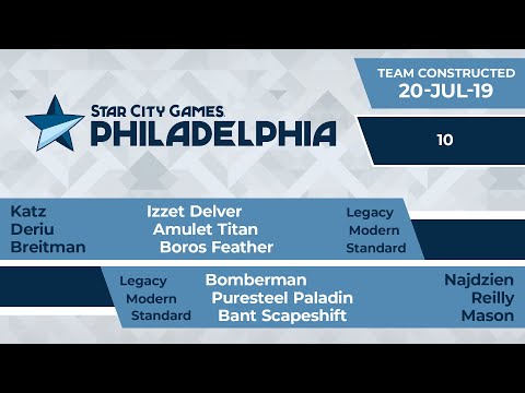 SCGPHILLY: Round 10 - Katz, Deriu, Breitman vs Najdzien, Reilly, Mason | Team Modern