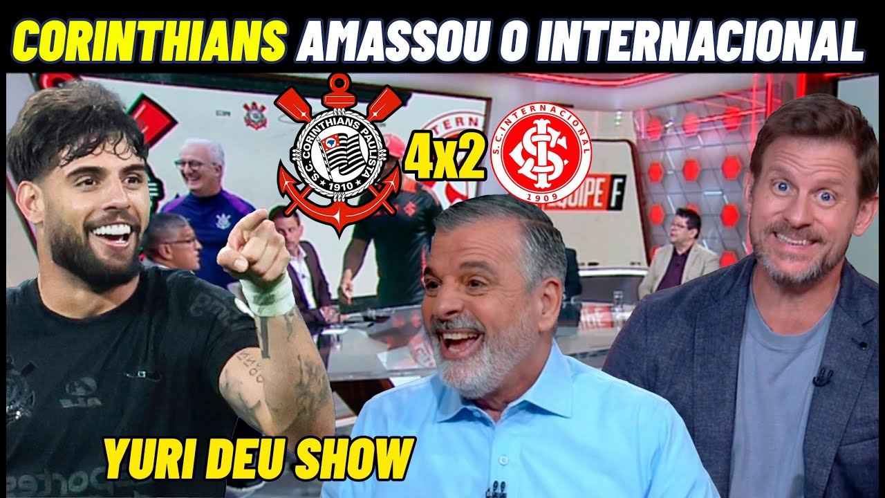 PÓS JOGO ! CORINTHIANS JOGA MUITO E ESTRAÇALHA O INTERNACIONAL ! CORINTHIANS 4X2 INTERNACIONAL
