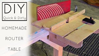 DIY - Easy Homemade Router Table | Izzy Swan