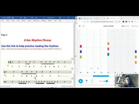 8 Bar Rhythm Phrase -Seesaw