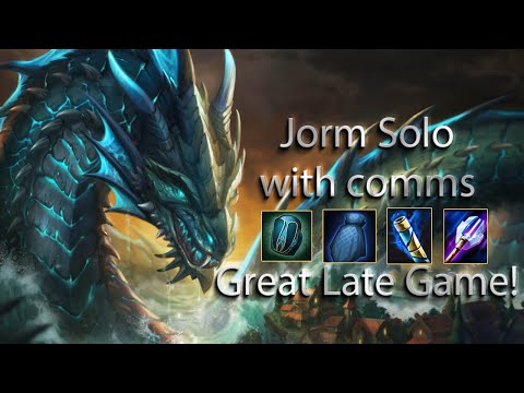 Guardians in the Solo Lane - Great Late Game! Jorm Solo w/Comms