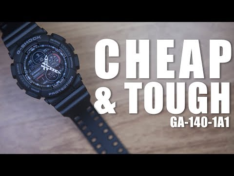 A NEW $99 ANALOG-DIGITAL WATCH - G-SHOCK GA-140-1A1 - UNBOXING & SPEC