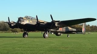 preview picture of video 'Avro Lancaster NX611 Just Jane 1st November 2014'